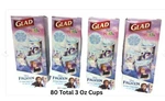 Disney Frozen 3 Bathroom Cups Glad For Kids Paper 4 Pkg 20/PACK 80 Total New. Price: $18.97.