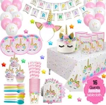 Ecozen Purple Unicorn Birthday Party Decorations Magical Horse Themed Suppli... New. Price: $39.38.