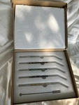 Crystal Infused Glass Straws Set Of 5 Healing Stones Reusable W/ Brush Box New. Price: $21.55.