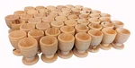 FIFTY(50) Olive Wood Communion Cups 1.75" From Bethlehem New. Price: $83.83.