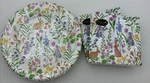 Caspari Bunny Field (40) Triple Ply Napkins And Matching Paper Plates (16)EASTER New. Price: $29.99.