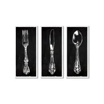 Stupell Industries Vintage Silverware Cutlery Kitchen Utensils Fork Spoon 3PC... New. Price: $135.97.
