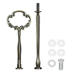 Uxcell 1 Set Tray Stand Handle Cupcake Dessert Plate Hardware Bronze New. Price: $18.99.