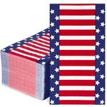 Anydesign 100 Pack Patriotic Guest Napkins American Flag Disposable Paper Nap... New. Price: $23.57.