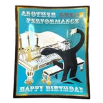 Vintage Fused Glass Birthday Plate Another Great Performance Music Piano Theme. Price: $15.15.