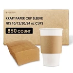 850 Count Hakoware By Harvest Pack Disposable Corrugated Kraft Paper Cup Sleev New. Price: $61.88.