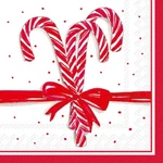 Boston International - Candy Canes Cocktail Napkins C801100 New. Price: $12.00.