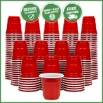 Disposable Mini Drinking Red Party Cups Stackable Plastic Beverage Supply New. Price: $14.50.