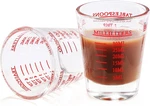 Shot Measuring Cup, 2PCS Glasses, Thick Base Liquid New. Price: $9.39.