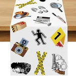 Buxiuer Detective Party Table Runner Spy Murder Mystery Theme Birthday Dec New. Price: $16.12.