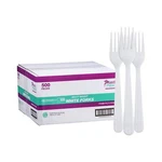 500 Count Heavyweight Disposable White Plastic Cutlery Great For Celebrat... New. Price: $49.00.
