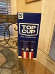 Top America's 250TH Birthday 20 Oz Reusable Aluminum Cups - 10 Count New. Price: $25.00.