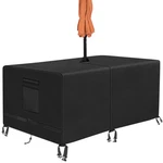 Kovshuiwe Rectangle Patio Table Cover With Umbrella Hole Heavy Duty Waterproo... New. Price: $70.36.
