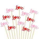 100 Pcs Valentine's Day Cocktail Red Pink Love Heart Long Toothpicks For New. Price: $15.99.