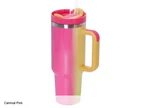 Youexpert 40OZ Tumbler With Handle Straw Lid Stainless Steel - Carnival Pink New. Price: $36.61.