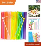 Disposable Colorful Drinking Straws, 13INCH Extra Long Flexible For Pa... New. Price: $17.43.