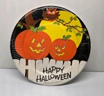 8 Vtg American Greetings Happy Halloween Paper Dessert Plates Owl Jack-o-lantern New. Price: $12.00.