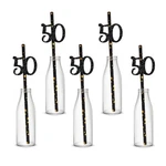 Labakita 50TH Birthday Party Straw Decor, 7.7 Inches, Black New. Price: $17.03.
