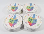 20 Packs Creative Converting Hanukkah Dreidel Paper Snack Plates = 160 New. Price: $5.50.