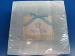 Baby Soft Blue Boy Footprint Feet Shower Party Paper Luncheon Napkins New. Price: $10.99.