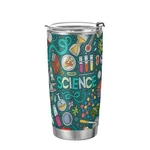 Tumbler Science Doodle Insulated Coffee Cup Beverage Container Travel Mug Wit... New. Price: $43.20.