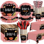 Xenorik Baby Shower Decorations Tableware - Bbq Decoration... New. Price: $36.59.