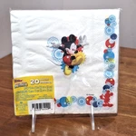 Disney Mickey Mouse Clubhouse Paper Napkins 20 Count Birthday Sealed Package Open. Price: $6.95.