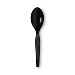 Dixie TM517 Heavy Mediumweight Plastic Cutlery Teaspoons - Black (1000/CT) New. Price: $38.20.
