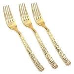 ,disposable Hammered Forks,premium Heavyweight 300PCS Gold Plastic New. Price: $57.49.
