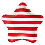 Disposable Red And White Striped American Star Shaped 1 Count (pack Of 8) New. Price: $15.87.