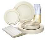 " Occasions 200PIECE Set (25 Guests)-heavyweight Wedding Party Disposable P... New. Price: $79.25.