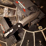Emerson Knives Rare Exclusive Knife For Members Black Shamrock (must Obs) Used. Price: $1150.00.