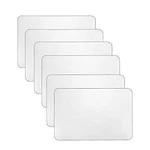 6 Pcs Plastic Placemats, Heat Resistant Washable Table 17 X 11 Inches, Clear New. Price: $20.06.