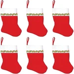 Amscan Santa's Delight & Mini Felt 5" (6 Count), Red/white New. Price: $22.64.