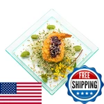 RESTAURANTWARE-5 X Inch Mini Tasting Plates 100 Disposable Square Plastic New. Price: $126.58.