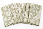 Vtg Home Classics Sage Green Damask Napkins Set 8 Floral 19 French Country Pre-owned. Price: $24.64.