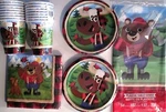 Bear Lumberjack Moose Birthday Party Supply Set Pack Kit For 16 New. Price: $33.99.