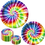 32PCS 9" And 7" Tie Dye Plate-rainbow Disposable Paper Party Plate,round Hipp... New. Price: $20.52.