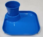 Great Light Blue Square Plates And Cups (5 Pair Pack) New. Price: $17.99.