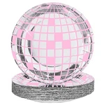 Disco Plates Disposable Ball For 70S Party 7IN25P Pink New. Price: $18.21.
