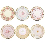 Xjoviative 48 Pcs Vintage Floral Paper Plates 7 Inch, Standard, Pink New. Price: $14.76.
