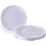 Opulence Collection Modern White Disposable Plastic Dinner Plates - 10.25" (p... New. Price: $18.51.