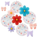 Cheerland Floral Garland Butterfly Party Decorations Pastel Paper Colorful New. Price: $19.84.