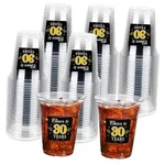 Funnymoom 60 Pack Birthday Cup 12 Oz Cheers To Years Disposable Gold 30TH New. Price: $29.25.
