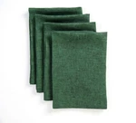 Solino Home Linen Napkins Set Of 4-100 Pure Forest Green Dinner New. Price: $98.16.