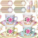 Umigy 36 Sets Tea Party Decorations 9 Floral Paper Oz, Mixed Color New. Price: $45.99.