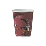 Solo Company Bistro Design Hot Drink Cups, Paper, 10OZ, Maroon, 300/CARTON New. Price: $55.71.