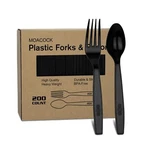 200 Count Plastic Silverware, Heavy Weight Forks Spoons, Disposable U... New. Price: $32.38.