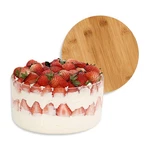 Opexscal 104OZ Large Glass Trifle Bowl With Lid, Modern Design Clear Round New. Price: $50.97.