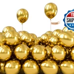 Partywoo Metallic Gold Balloons 100PCS 5 Inch Small Mini Chrome Latex New. Price: $16.71.